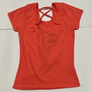 Coral (Back Lace-Down) Top